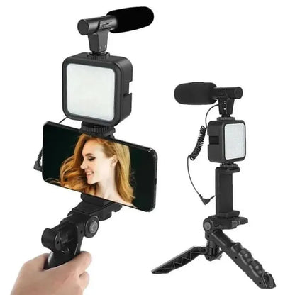 AY-49 Vlogger Kit with Mic All-in-One Kit