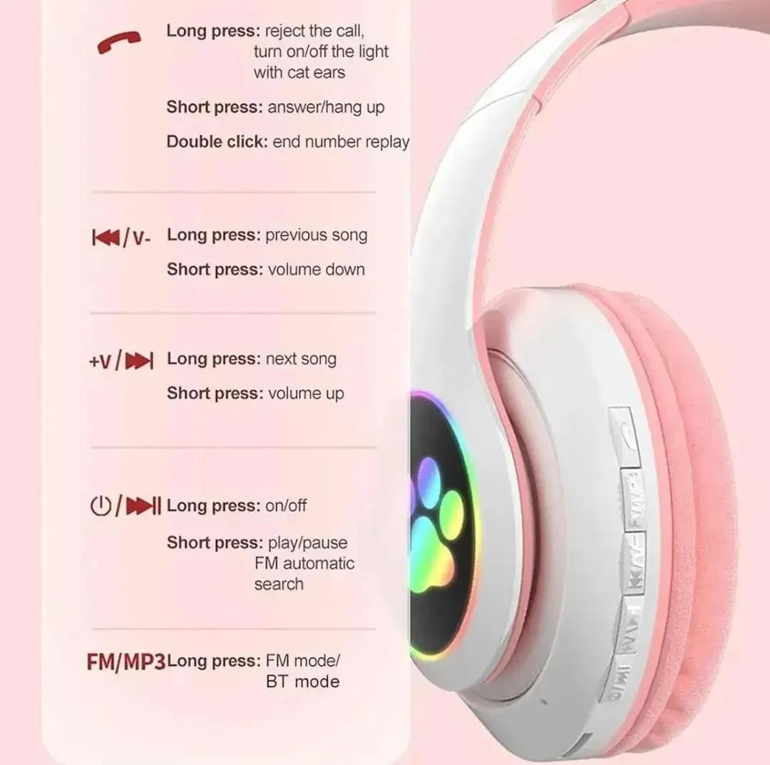Cute LED Wireless Headphones – A Perfect Mix of Style &amp; Sound