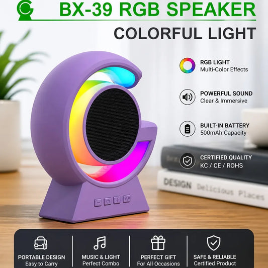 BX-39 RGB Speaker – Stylish Sound with Lights