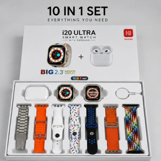 Ultra 3 Smart Watch with Wireless Earbuds