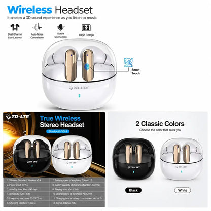 TD-LTE True Wireless Stereo Headset