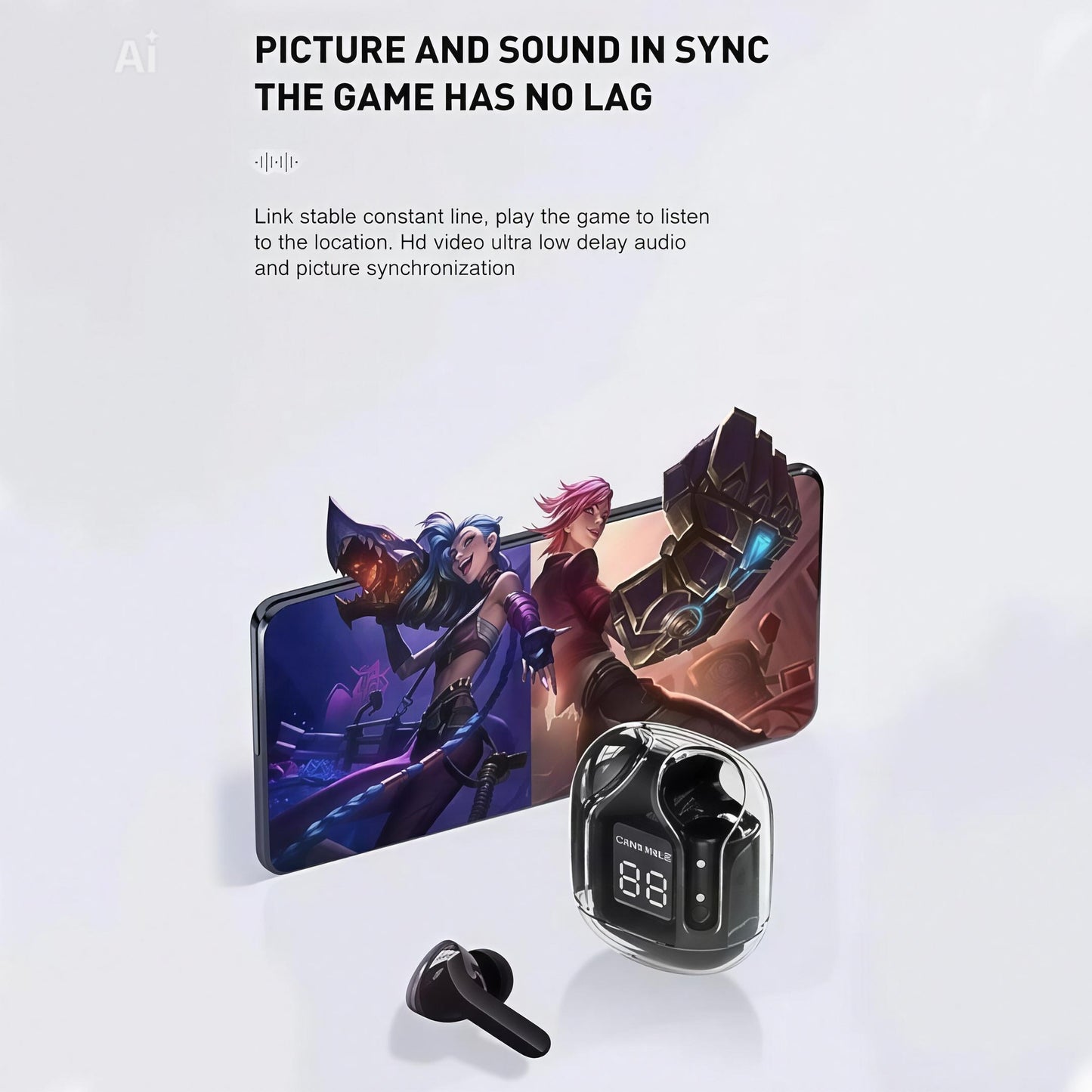 Wireless Bluetooth Earbuds  Premium Sound